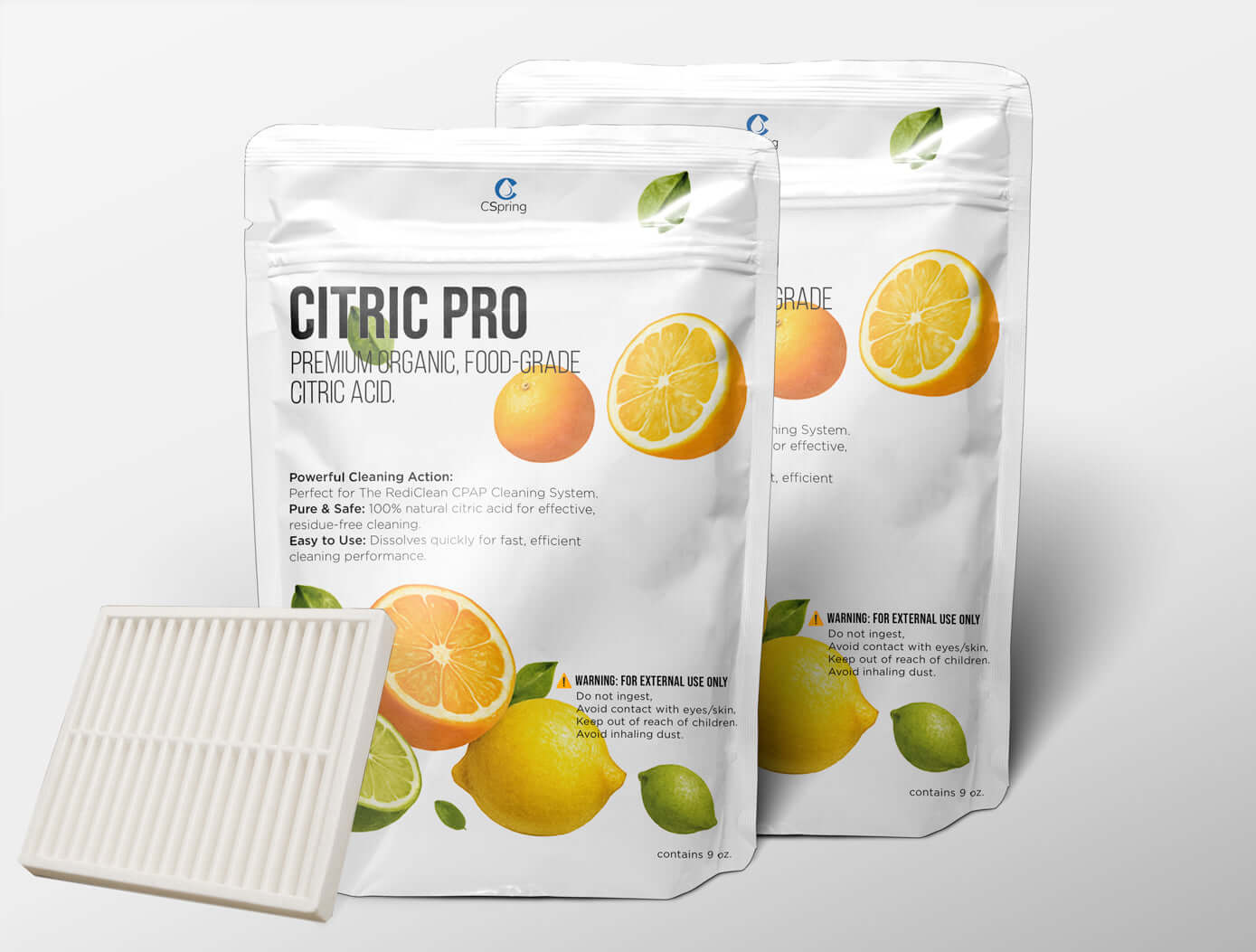 Citric Pro and HEPA air filter bundle for RediClean®-0