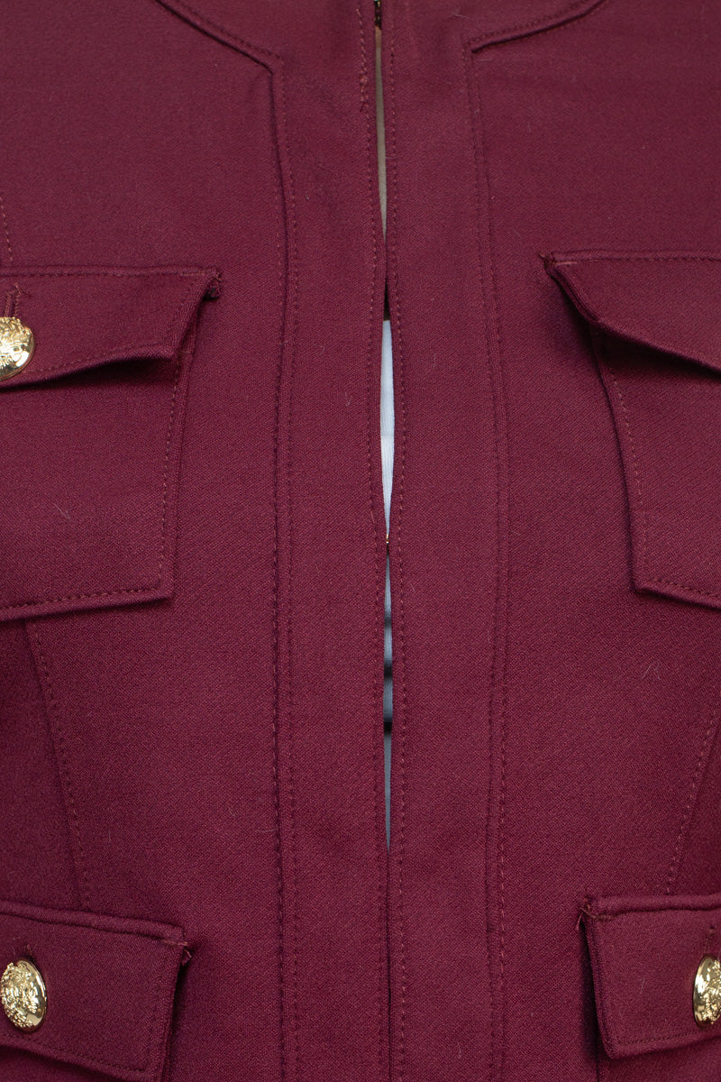 Carmen Marc Woven Knit jacket-3