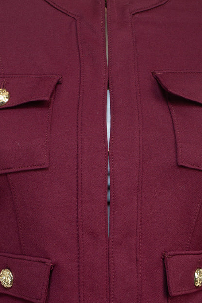 Carmen Marc Woven Knit jacket-3