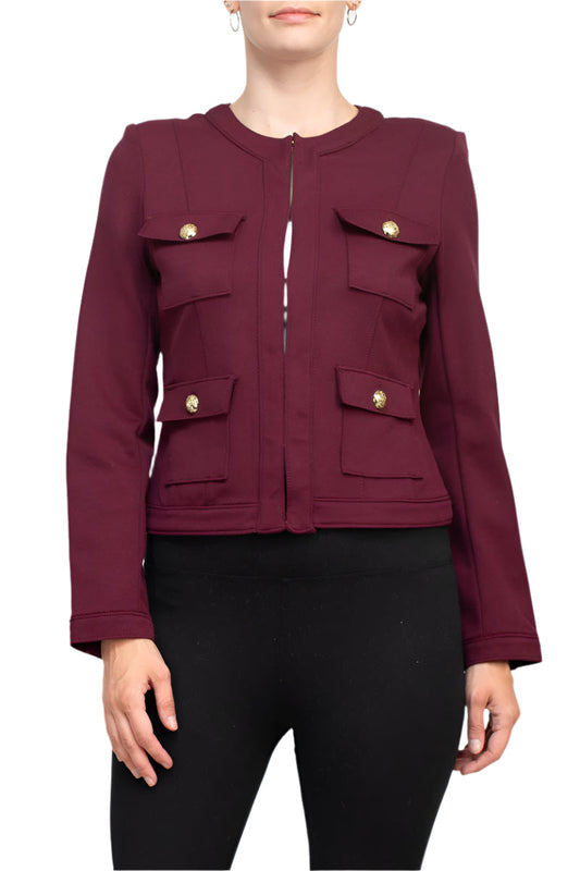 Carmen Marc Woven Knit jacket-0