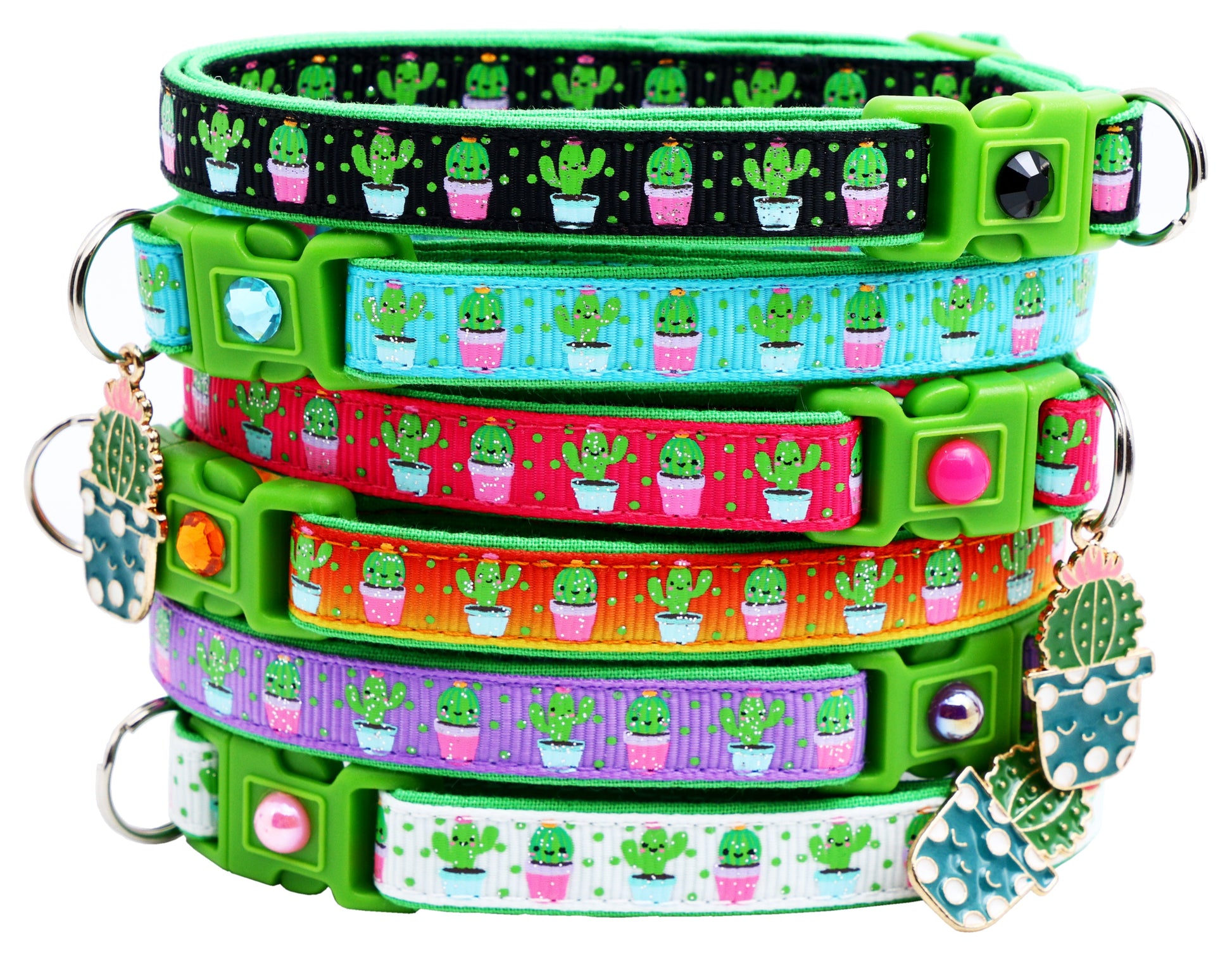 Cute but Prickly Breakaway Cat Collar-0
