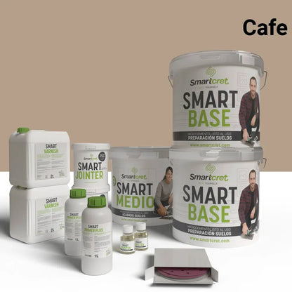 Kit de microcemento para suelos de cocina con azulejos de 16 m²-7