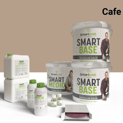 Kit microcemento para suelo de cocina de cemento u hormigón de 16 m²-7