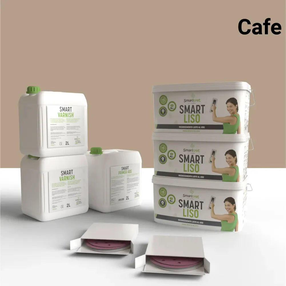 Kit microcemento para chimenea de cemento u hormigón para 18 m²-6