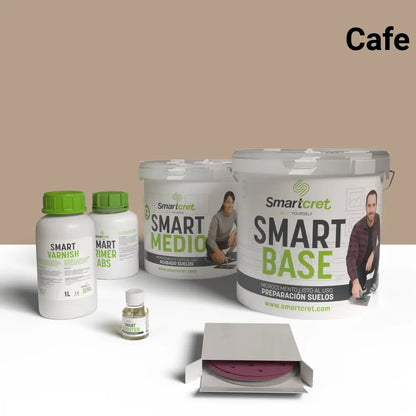 Kit microcemento para escaleras de obra de 4 m²-7