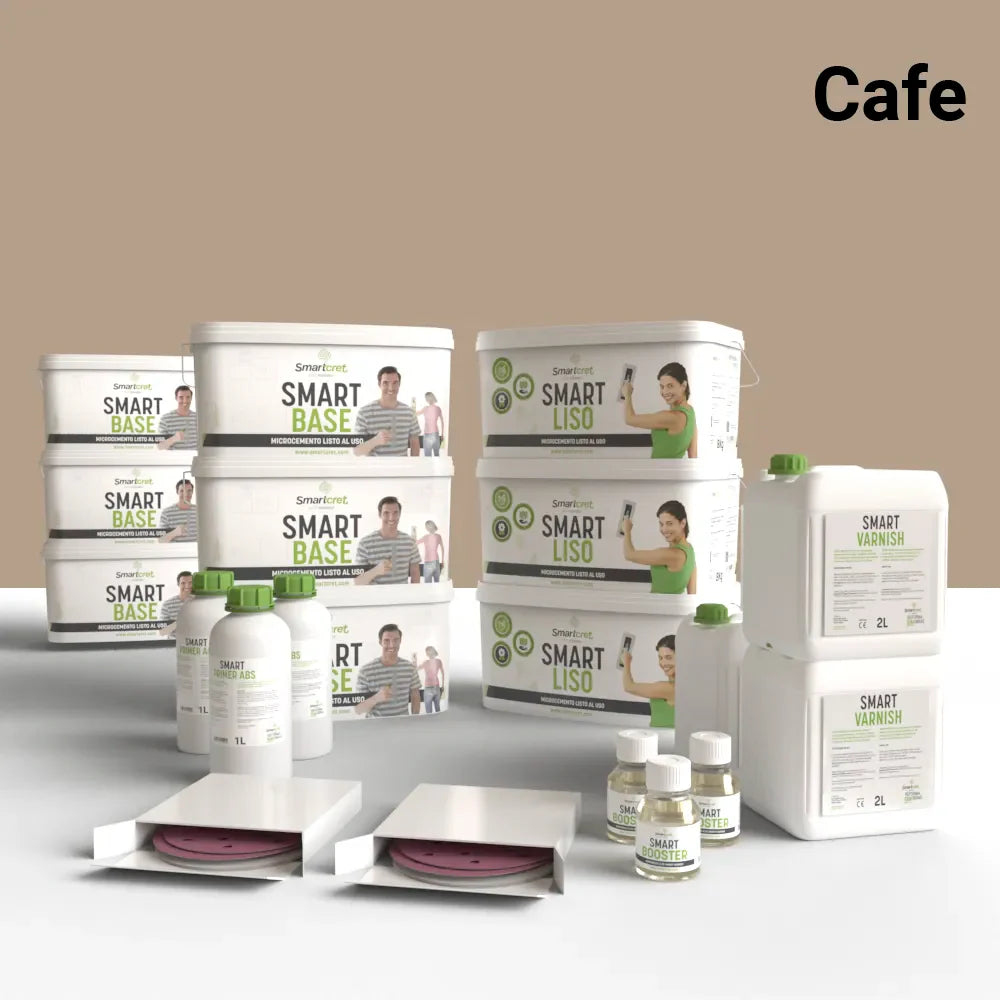 Kit de microcemento para suelos de cocina para 48 m² de azulejos-7