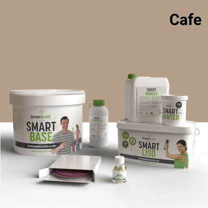 Kit de microcemento para paredes de baño de pladur o yeso de 8 m²-7