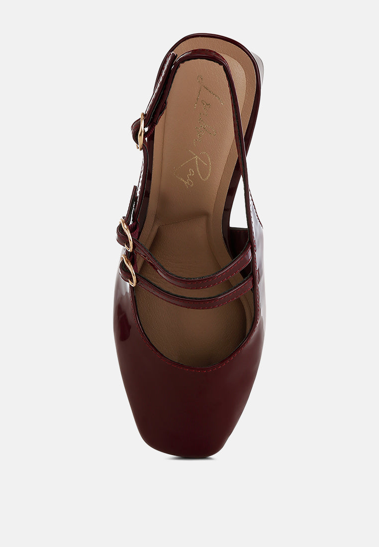 Cananga Block Heel Slingback Sandals-3