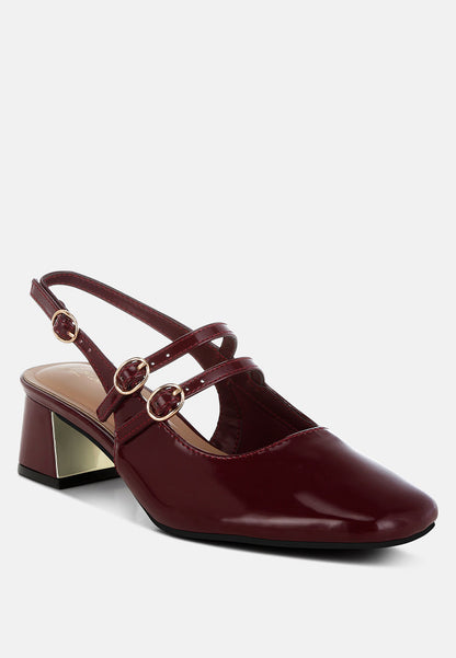 Cananga Block Heel Slingback Sandals-1