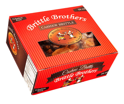 Brittle Brothers - Cashew Brittle - 1 Pound Box (Wholesale)-0