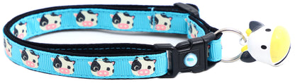 Cute Cows Breakaway Cat Collar-8