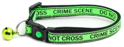 Crime Scene Do Not Cross Breakaway Cat Collar-22