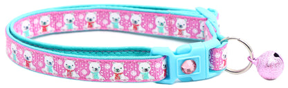 Polar Bears Breakaway Cat Collar-6