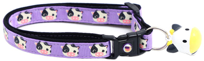 Cute Cows Breakaway Cat Collar-9