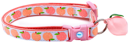 Peach Breakaway Cat Collar-9