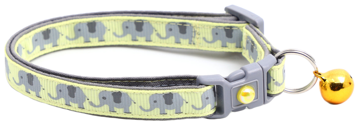 Elephants Breakaway Cat Collar-12