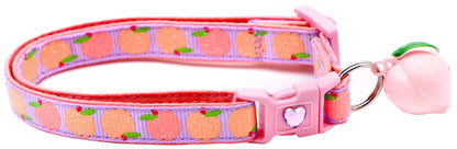 Peach Breakaway Cat Collar-11