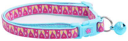 Champagne Glasses Breakaway Cat Collar-8