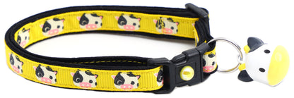 Cute Cows Breakaway Cat Collar-1