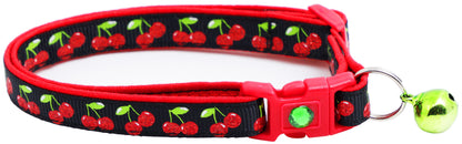 Cherries Breakaway Cat Collar-1