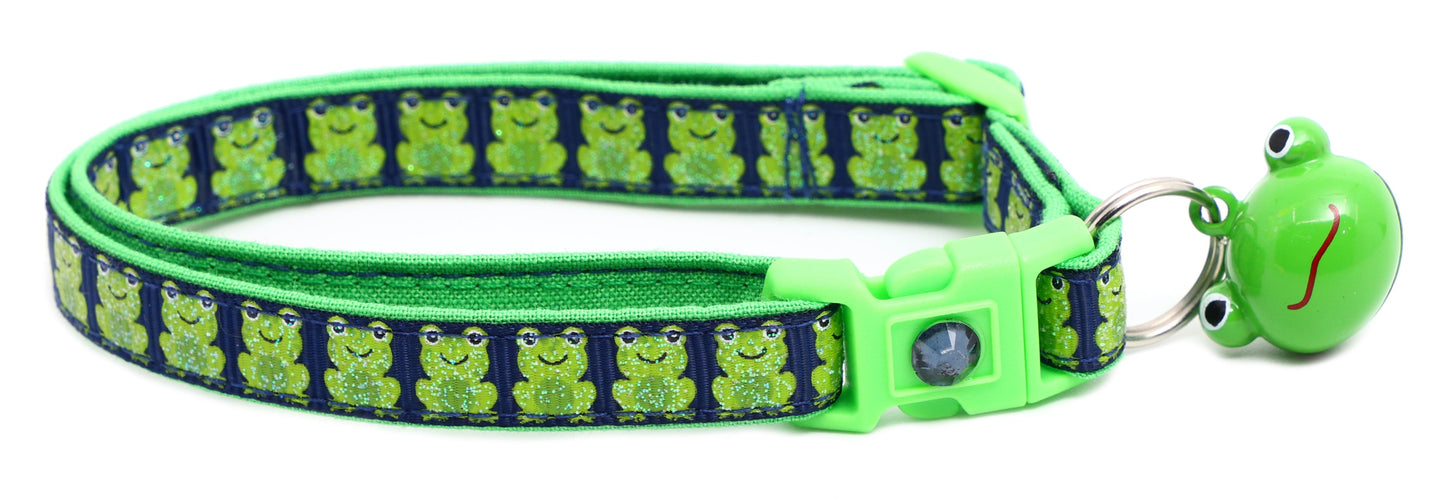 Frog 1 Breakaway Cat Collar-10
