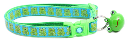 Frog 1 Breakaway Cat Collar-1