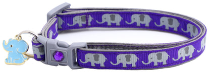Elephants Breakaway Cat Collar-20