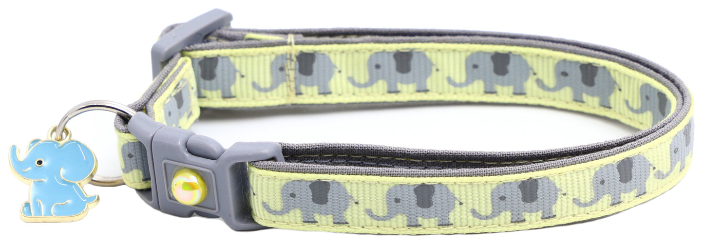 Elephants Breakaway Cat Collar-21