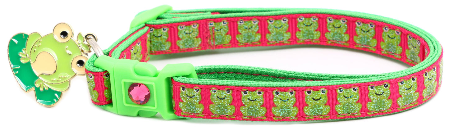 Frog 1 Breakaway Cat Collar-18
