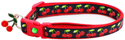 Cherries Breakaway Cat Collar-2