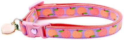 Peach Breakaway Cat Collar-18