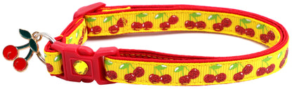 Cherries Breakaway Cat Collar-14