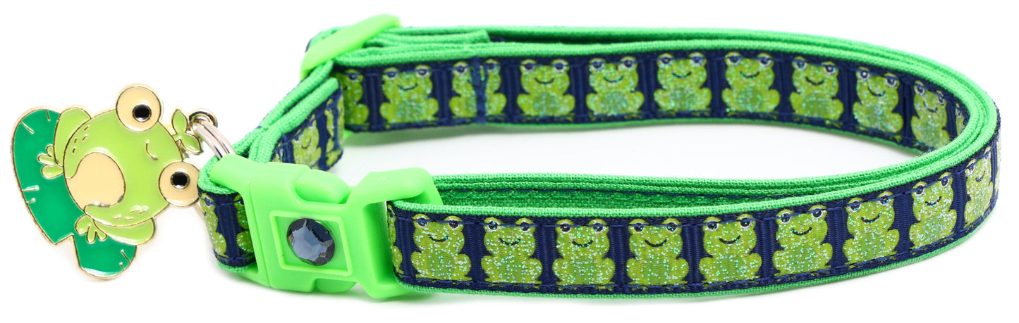 Frog 1 Breakaway Cat Collar-17