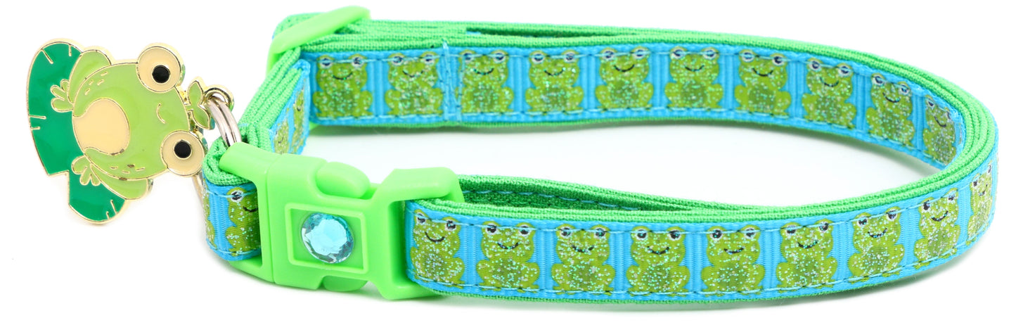 Frog 1 Breakaway Cat Collar-2