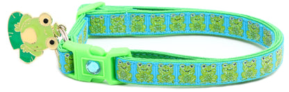Frog 1 Breakaway Cat Collar-2