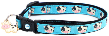 Cute Cows Breakaway Cat Collar-13