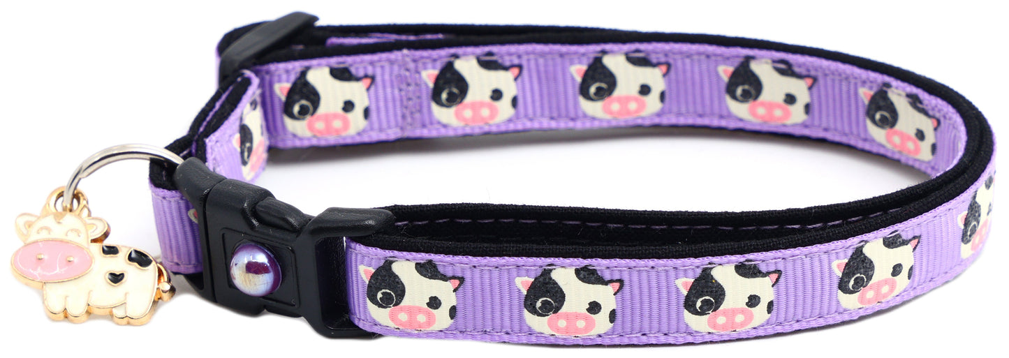 Cute Cows Breakaway Cat Collar-14