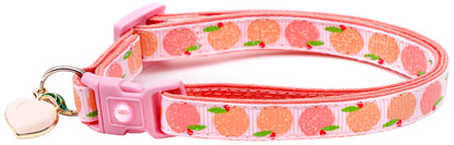 Peach Breakaway Cat Collar-17