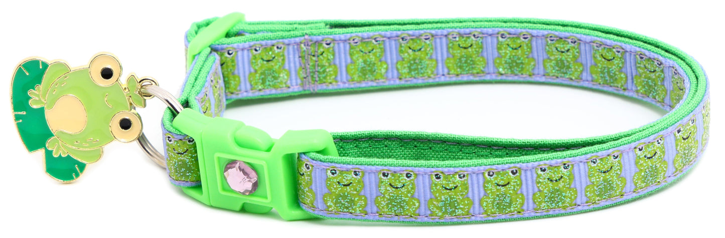 Frog 1 Breakaway Cat Collar-16