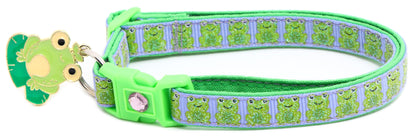 Frog 1 Breakaway Cat Collar-16