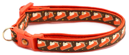 Pumpkin Pie Slices Breakaway Cat Collar-3