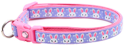 Bunny Faces Breakaway Cat Collar-3
