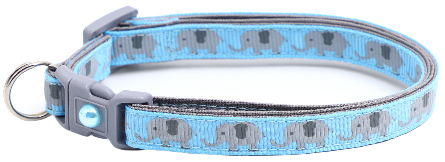Elephants Breakaway Cat Collar-40