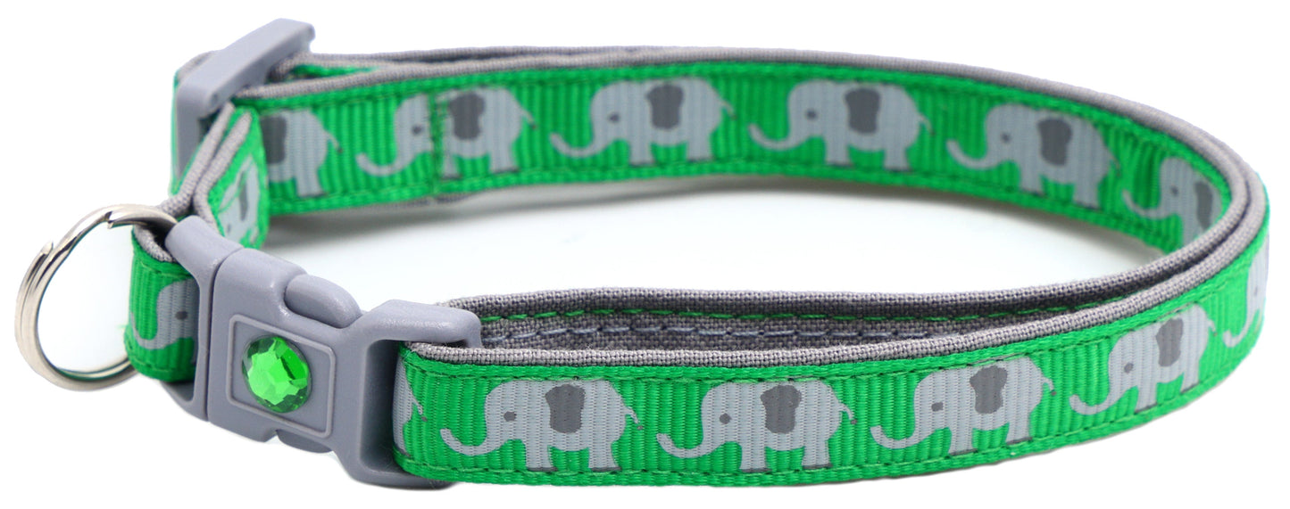 Elephants Breakaway Cat Collar-37