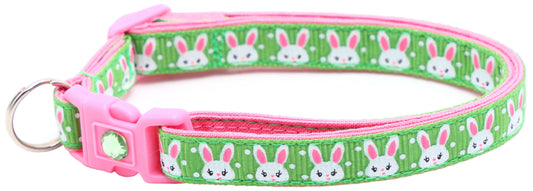 Bunny Faces Breakaway Cat Collar-40