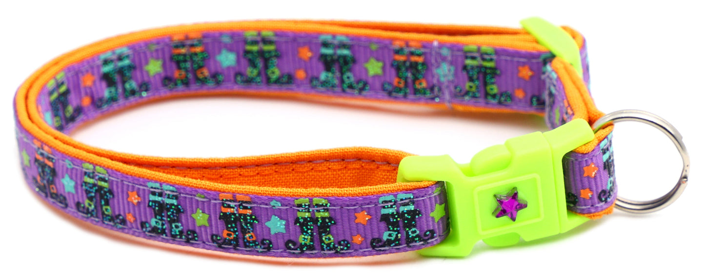 Witchy Boots Breakaway Cat Collar-3