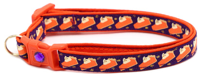 Pumpkin Pie Slices Breakaway Cat Collar-39