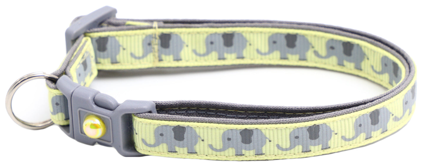 Elephants Breakaway Cat Collar-39
