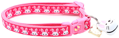 Bunny Faces Breakaway Cat Collar-28