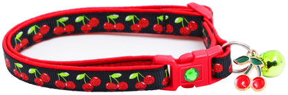 Cherries Breakaway Cat Collar-4